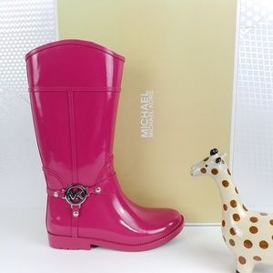michael kors pink boots